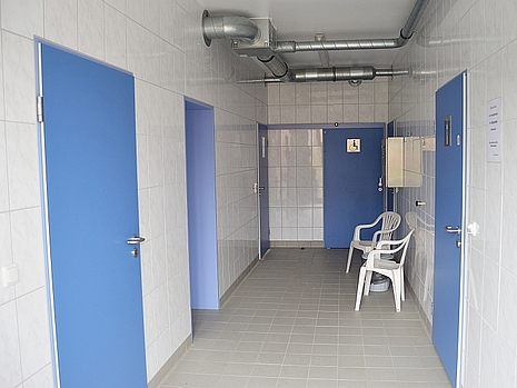 Flur Sanitäranlage